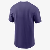 Clemson Tigers Baseball Logo мужские Nike College футболка цвет фиолетовый