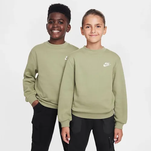 Nike Sportswear Club Fleece Big дитячі світшот колір зелений