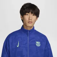 FC Barcelona Strike Third мужские Nike Dri-FIT Soccer Anthem Куртка синий