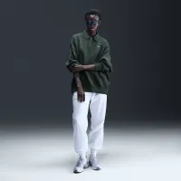 Nike Sportswear Phoenix Fleece женская оверсайз 1/4-Zip Polo цвет зеленый