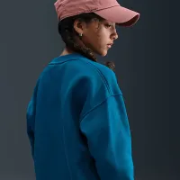 Nike Sportswear Club Fleece Big детские оверсайз свитшот синий