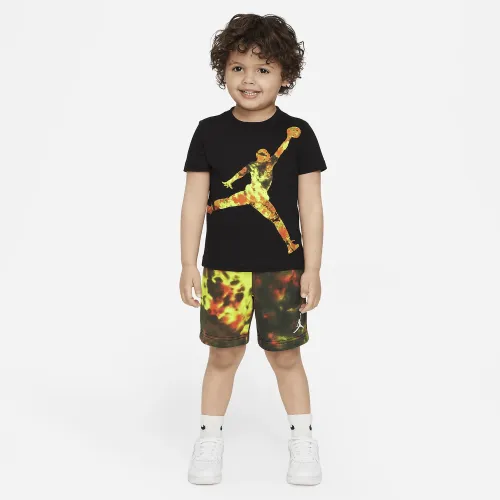 Nike Jordan Toddler T-Shirt and Shorts Set Orange