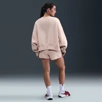 NikeCourt Heritage Phoenix Fleece женская Over-оверсайз Crew-Neck свитшот Pink