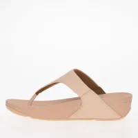 Japonki FitFlop Lulu Leather Toe-Post I88-A89 - Рожеві