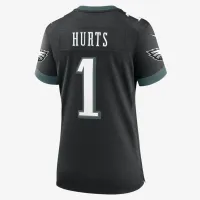 Jalen Hurts Philadelphia Eagles Women’s Nike NFL Game Jersey колір чорний