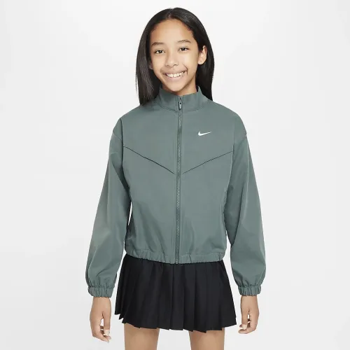 Nike Sportswear Girls' оверсайз Lightweight Куртка колір зелений