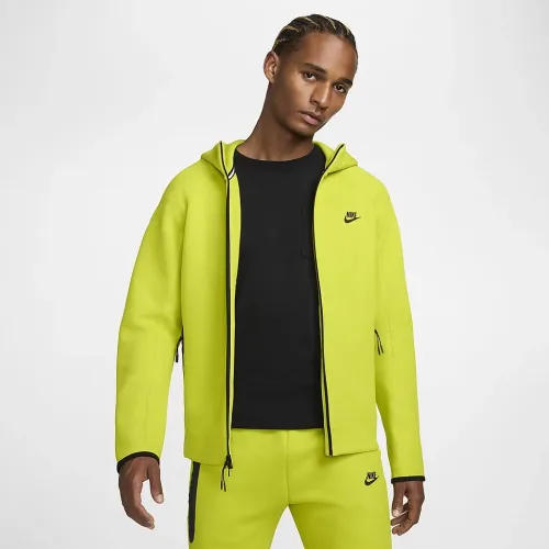 Nike Sportswear Tech Fleece Windrunner мужские Full-Zip Толстовка с капюшоном цвет зеленый
