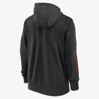 USC Trojans Sideline Team Issue чоловічі Nike College Full-Zip Толстовка з капюшоном колір чорний