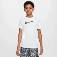 Nike Trophy23 Big детские Dri-FIT Short-Sleeve Top цвет белый