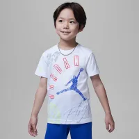 Nike Jordan Little детские Elements футболка цвет белый