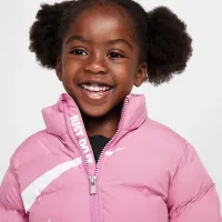 Nike Toddler Wrapped Swoosh Debossed Quilted Куртка Pink