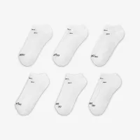 Nike Everyday Plus Cushioned тренувальні No-Show шкарпетки (6 пар) колір білий