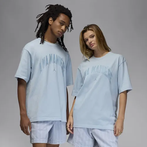 Nike Jordan x A Ma манера чоловічі футболка блакитний