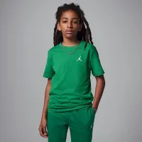 Nike Jordan Big детские Jumpman Air Embroideцвет красный футболка цвет зеленый