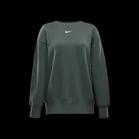 Nike Sportswear Phoenix Fleece женская оверсайз Crew-Neck свитшот цвет зеленый