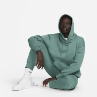 Nike Sportswear Phoenix Fleece женская Mid-Rise Sweatpants цвет зеленый