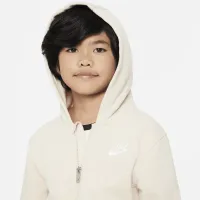 Nike Full-Zip Club набор Little Kids 2-Piece Толстовка с капюшоном набор цвет коричневый