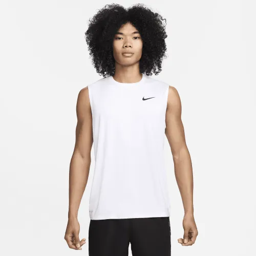 Nike Essential мужские Sleeveless Hydroguard Swim Shirt цвет белый