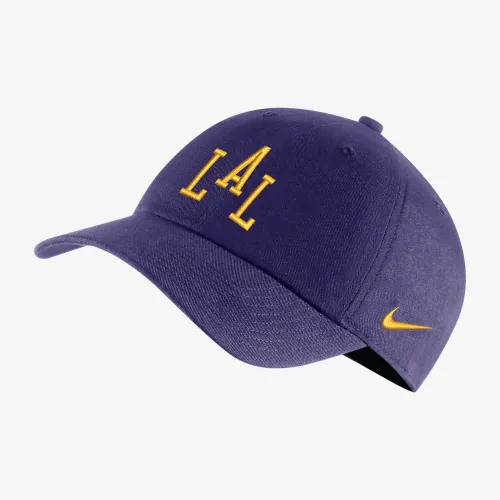 Los Angeles Lakers City Edition Nike NBA Adjustable Cap колір фіолетовий