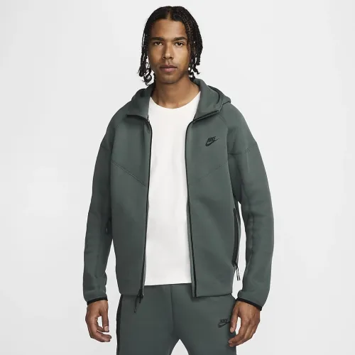 Nike Sportswear Tech Fleece Windrunner мужские Full-Zip Толстовка с капюшоном цвет зеленый