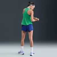 Nike Swift жіноча Running Tank Top колір зелений