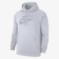 Nike Club Fleece мужские для гольфа Толстовка с капюшоном цвет белый