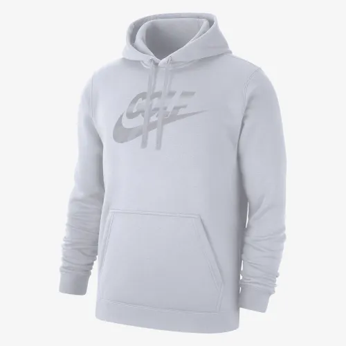 Nike Club Fleece мужские для гольфа Толстовка с капюшоном цвет белый