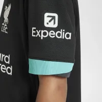 Liverpool FC 2024/25 Stadium Away Big детские Nike Dri-FIT Soccer Replica Jersey цвет черный