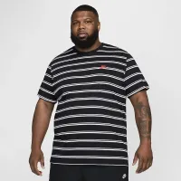 Nike Sportswear чоловічі Striped футболка колір чорний