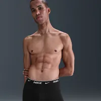 Nike Essential хлопковыеStretch мужские Dri-FIT Trunks (3 пары) цвет черный