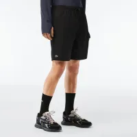Шорти Lacoste Erkek Classic Fit Beyaz Sort GH353T-031 - Чорні