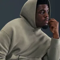 Nike Tech чоловічі Fleece Толстовка з капюшоном колір зелений