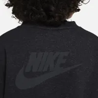 Nike Sportswear Icon Fleece Big дитячі оверсайз світшот колір чорний