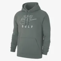 Nike Swoosh Club Fleece чоловічі для гольфу Pullover Толстовка з капюшоном колір зелений