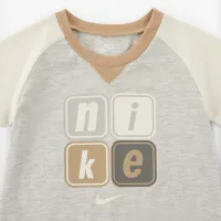 Nike Baby (12-24M) Short Sleeve Romper Grey