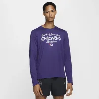 Nike Element мужские Dri-FIT Running Crew цвет фиолетовый