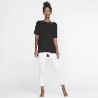 Nike Yoga женская Short-Sleeve Top цвет черный