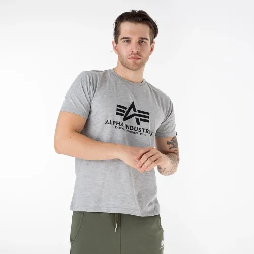 Футболка Alpha Industries Basic футболка 10050117 - Серая