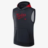 Minnesota Twins Authentic Collection Men’s Nike Dri-FIT MLB Sleeveless Pullover Толстовка з капюшоном блакитний