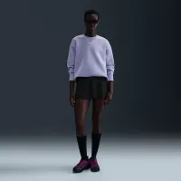 Nike Sportswear Phoenix Fleece женская оверсайз Crew-Neck свитшот цвет фиолетовый
