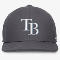 Tampa Bay Rays Pro мужские Nike Dri-FIT MLB Adjustable Hat цвет серый