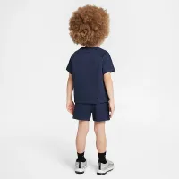 Nike Tech Fleece Toddler Tee and шорти комплект колір сірий