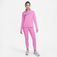 Nike Swoosh жіноча Dri-FIT 1/4-Zip Mid Layer колір червоний