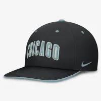 Chicago Cubs Pro Tech Script чоловічі Nike Dri-FIT MLB Adjustable Hat колір чорний