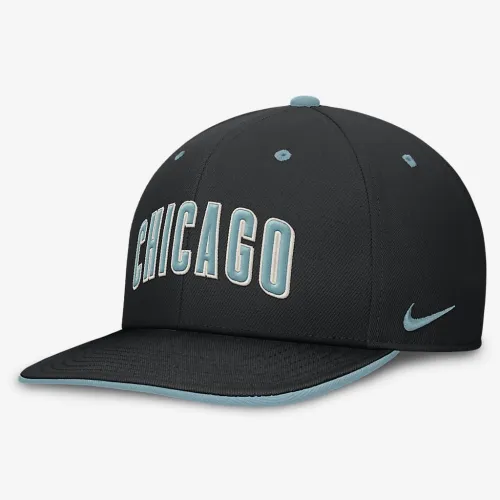 Chicago Cubs Pro Tech Script мужские Nike Dri-FIT MLB Adjustable Hat цвет черный