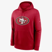 San Francisco 49ers мужские Nike NFL Pullover Толстовка с капюшоном цвет красный