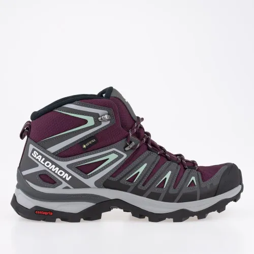 Кроссовки Salomon X Ultra Pioneer Mid L47170600 - бордово-серые