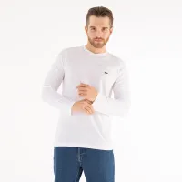 Футболка Lacoste Longsleeve TH2040-001 -  Белая