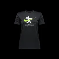 Nike женская Dri-FIT Softball футболка цвет черный