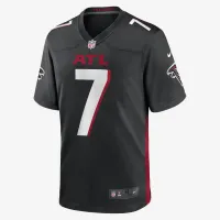 Bijan Robinson Atlanta Falcons мужские Nike NFL Game Football Jersey цвет черный